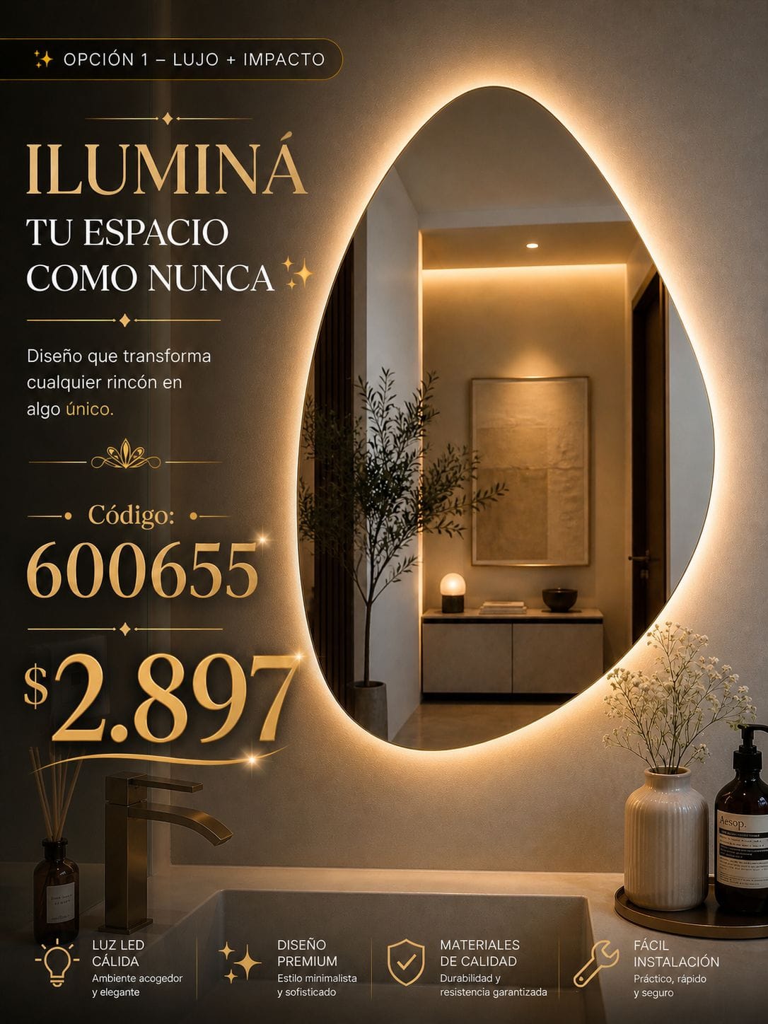 ESPEJO 600655
