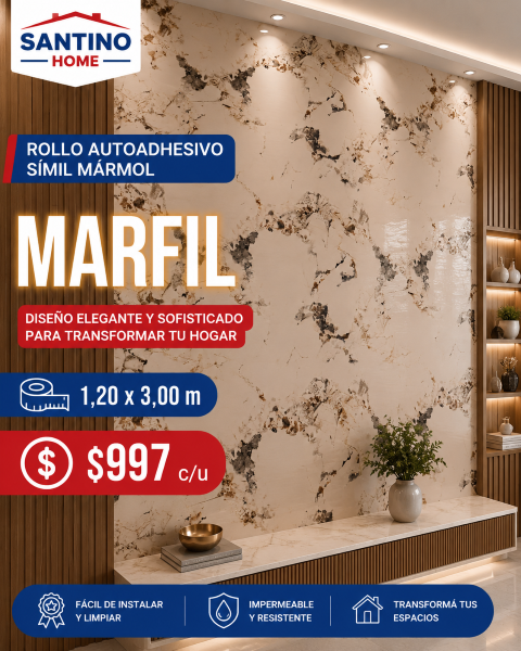 ROLLO SEMIL MARMOL MARFIL