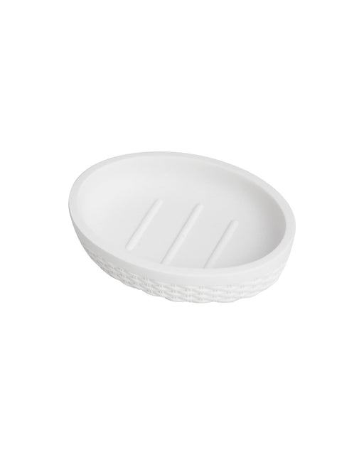 Jabonera Trenzada Blanca