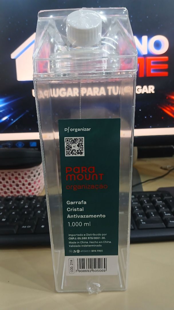 Botella acrílica 1000ml Cristal