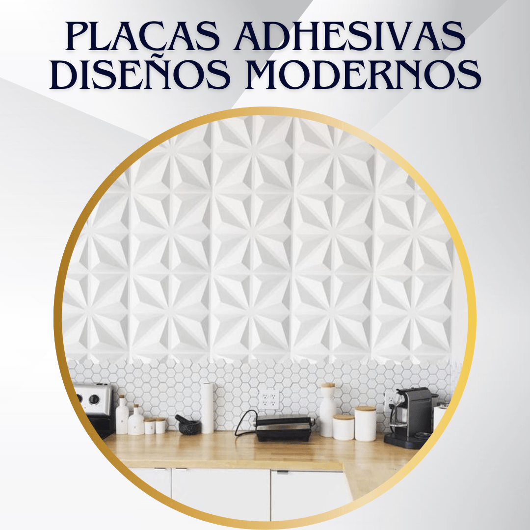 PLACAS AUTOADHESIVAS  DISEÑOS MODERNOS